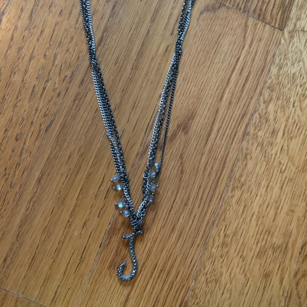J multi chain necklace